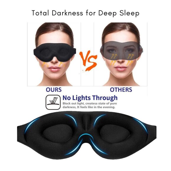 Sun Glasses Big Butterfly shaped & 3D Sleeping Eye Mask Pack1 Combo Pack main image 3